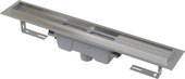 Душевой лоток Alcaplast Professional, 850мм, с порогами для решётки, вертикальный сток, нержавеющая сталь APZ1006-850