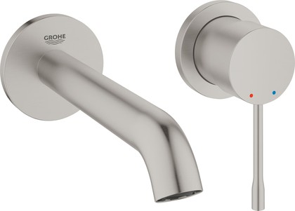 Смеситель для раковины Grohe Essence M-Size настенный, встраиваемый, суперсталь 29192DC1
