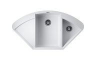 Кухонная мойка Omoikiri Sakaime 105C-WH с крылом, Tetogranit, белый 4993137