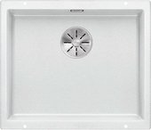 Кухонная мойка Blanco Subline 500-U, без крыла, отводная арматура, гранит, белый 523436
