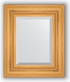 Зеркало Evoform Exclusive 490x590 с фацетом, в багетной раме 99мм, травлёное золото BY 3366
