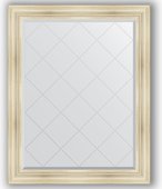 Зеркало Evoform Exclusive-G 990x1240 с гравировкой, в багетной раме 99мм, травлёное серебро BY 4375