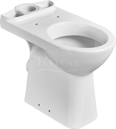 Чаша напольного унитаза Roca Access для людей с ограниченными возможностями, выпуск горизонтальный ZRU9307684