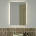 Зеркало с фацетом Defesto Glow 70x100, LED подсветка, ИК-выключатель, нейтральный белый свет DF 2509R