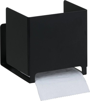 Держатель туалетной бумаги Bemeta Living, нержавеющая сталь, чёрный матовый 101512230