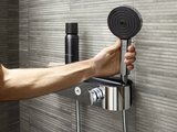 Термостат для душа Hansgrohe ShowerTablet Select 400, внешний монтаж, матовый чёрный 24360670