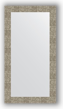 Зеркало Evoform Definite 560x1060 в багетной раме 70мм, соты титан BY 3084