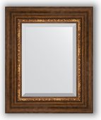 Зеркало Evoform Exclusive 460x560 с фацетом, в багетной раме 88мм, римская бронза BY 3361