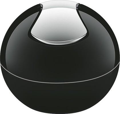 Настольный контейнер для мусора Spirella Bowl-Shiny, 1л, чёрный 1014972