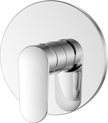 Смеситель для душа Aquatek Ника, внешняя и скрытая часть, хром AQ1866CR