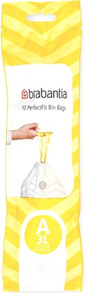 Мешки для мусора Brabantia PerfectFit 3л, размер A, 10шт 137488