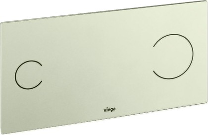 Кнопка бесконтактного смыва для инсталляции для унитаза, прозрачное светло-серое стекло Viega Visign for More 100 622671