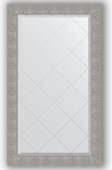 Зеркало Evoform Exclusive-G 760x1310 с гравировкой, в багетной раме 90мм, чеканка серебряная BY 4238