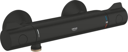 Термостат для душа Grohe Grohtherm 800, матовый чёрный 1022022430