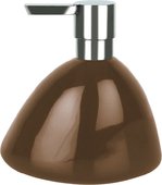 Дозатор для жидкого мыла Spirella Etna Shiny настольный, керамика, коричневый 1016117