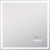 Зеркало Vigo Geometry Media Voice 700x700 LED-подсветка, подогрев, голосовое управление, Bluetooth, дата, время 046