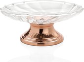 Мыльница Andrea House Luxe Glass and Copper BA16101