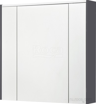 Зеркальный шкаф Roca Ronda 80, белый глянец, антрацит ZRU9302970