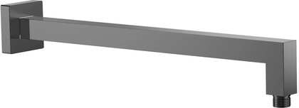 Держатель верхнего душа AQUAme Savona, 400мм, настенный, gun metal AQM8704GM