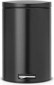 Мусорный бак 20л с педалью, MotionControl, чёрный матовый Brabantia 478345