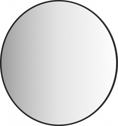 Зеркало круглое Evoform Impressive d800, в багетной раме, чёрный BY 7545