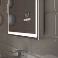 Зеркало Vigo Geometry Media Voice 1200x700 LED-подсветка, подогрев, голосовое управление, Bluetooth, дата, время 052