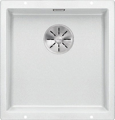 Кухонная мойка Blanco Subline 400-U, отводная арматура, белый 523426