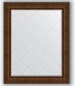 Зеркало Evoform Exclusive-G 1020x1270 с гравировкой, в багетной раме 120мм, состаренная бронза с орнаментом BY 4386