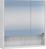 Зеркальный шкаф Санта Мира 600x650x120, светло-серый 700403
