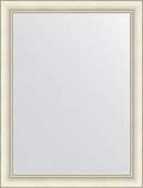 Зеркало Evoform Definite 64x84, в багетной раме, белый с серебром 60мм BY 7619