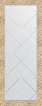 Зеркало Evoform Exclusive-G Floor 820x2010, напольное, с гравировкой, в багетной раме 90мм, золотые дюны BY 6381