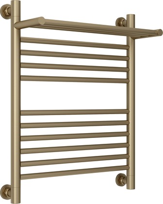 Полотенцесушитель водяной Сунержа Богема+ с полкой 600x500, золотой шёлк 32-0223-6050