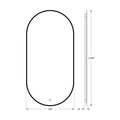 Зеркало с окантовкой Defesto Aura 50x100, LED подсветка, сенсорный выключатель, нейтральный белый свет DF 2924S