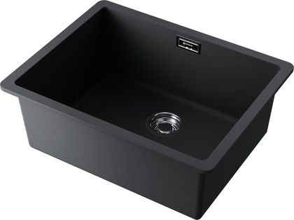 Кухонная мойка Omoikiri Kata 54-U-BL, Artgranit, чёрный 4993410
