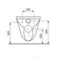 Унитаз подвесной Tece Basic, сиденье и крышка с микролифтом 9700018