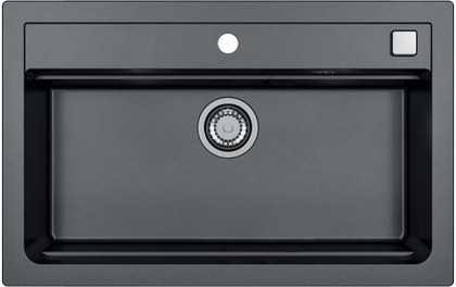 Кухонная мойка Alveus Atrox 40, 790x500, врезная, чёрный 1140447