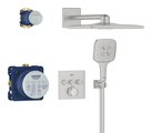 Душевая система скрытого монтажа Grohe Grohtherm SmartControl с термостатом для душа, Supersteel Infinity суперсталь 34864DC0