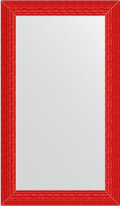Зеркало Evoform Definite 700x1200 в багетной раме 89мм, красная волна BY 3906