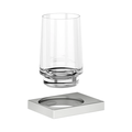 Держатель стакана Keuco Edition 11, в комплекте с хрустальным стаканом, нержавеющая сталь 11150 219000