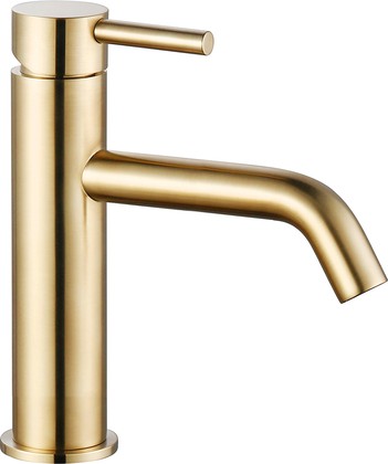 Смеситель для раковины AQUAme Siena, глянцевое золото AQM6210GG
