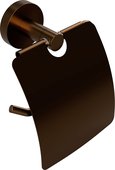 Держатель для туалетной бумаги Bemeta Amber, с крышкой, матовое медное золото 155112012