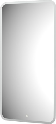 Зеркало с матированием и LED-подсветкой Defesto, 34W, 60x120см, сенсорный выключатель, тёплый белый свет DF 3818S
