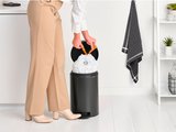 Мусорный бак с педалью Brabantia NewIcon 12л, тёмно-серый 233487