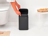 Мусорный бак Brabantia Bo 4л, минерально-графитовый 233708