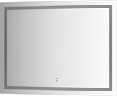 Зеркало Evoform Ledline 80x60, встроенный LED-светильник, сенсорный выключатель BY 2435