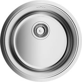 Кухонная мойка Omoikiri Toya 42-IN, круглая, без крыла, сатин 4993186
