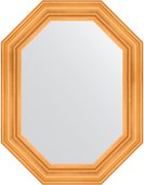Зеркало Evoform Polygon 690x890 в багетной раме 99мм, травленое золото BY 7207