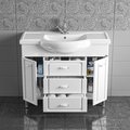 Тумба с раковиной Санта Монарх Classic 1050, напольная, белый 700105+Classic105