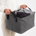Корзина для белья Brabantia текстиль, 35л, чёрный перец 232701