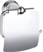 Держатель туалетной бумаги RAV Slezak Morava с крышкой, хром MKA0400